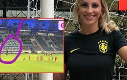 Nữ trọng tài Brazil 'phô tô sóp' ảnh lấy lòng fan Việt Nam