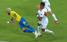 Neymar ngã rất đẹp nhưng vẫn không có penalty vì bị VAR từ chối