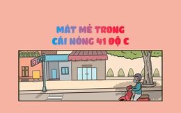 Vẫn mát mẻ dù nhiệt độ lên tới 41 độ C