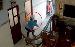 Thanh niên nổi quạu khi bị quạt tường rơi trúng người