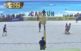 Pha phát bóng chuyền bãi biển siêu dị khiến đối thủ bó tay (P2)