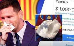 Ai mua khăn Messi lau nước mũi với giá 1 triệu dollar?