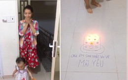 Chồng làm bánh sinh nhật có 1-0-2 để tặng vợ