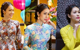 Hoa hậu Phan Thu Quyên xinh tươi trong BST áo dài Tết