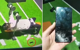 Thanh niên tập gym quăng tạ làm vỡ iPhone