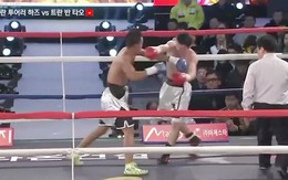 Võ sĩ Trung Quốc chơi xấu bị võ sĩ Việt hạ gục