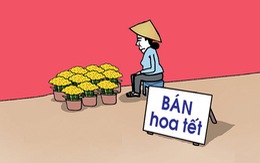 Bán hoa Tết xưa và nay