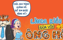 Linda Kiều đùa với ông Hổ