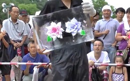 Nghệ thuật điêu khắc 'Hoa trong đá' ở Nhật Bản
