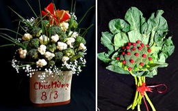 Tuyển tập những đóa hoa 'cây nhà lá vườn' để tặng nửa kia ngày 8-3