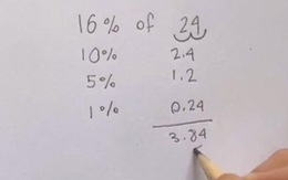 Cách tính nhẩm của người phụ nữ khiến dân mạng 'lắc não'