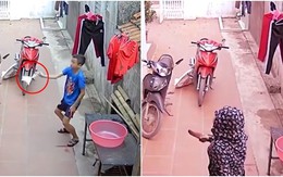 Bé trai nghịch ngợm bị mẹ cho ăn dép vì cảnh báo không nghe