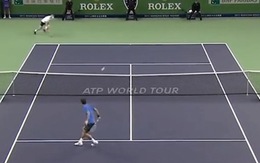 Pha xử lý đỉnh cao của Federer khiến Murray chạy ná thở