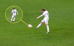 Những pha vẩy má ngoài chuyền bóng như đặt của Luka Modric