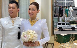 Lý Bình mượn G63 chở 88 cây vàng để rước cô dâu Phương Trinh Jolie