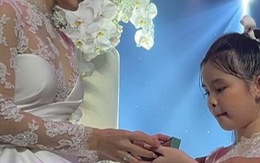 Con gái ruột Phương Trinh bất ngờ xuất hiện trong ngày cưới của mẹ