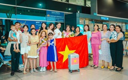 3 người đẹp Việt mang hơn 500 kg hành lý qua Ấn đọ nhan sắc