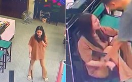 Cô gái ngồi 'thủng ghế'