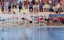 Những pha nhảy cầu tiếp nước bằng bụng, lưng ở SEA Games 31