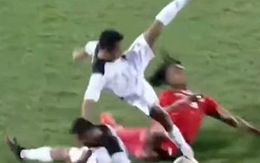 BLV cười xỉu với Ronaldo Indonesia đốn ngã 2 cầu thủ Timor Leste