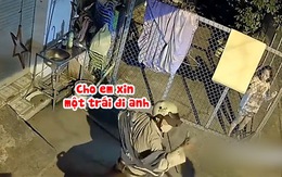 Tên trộm bị đánh no đòn vẫn năn nỉn xin gia chủ một quả bóng