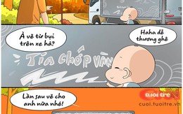 Nghệ sĩ graffiti trên xe tải