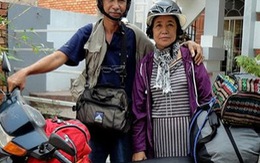 Phượt thủ U80 chở vợ 'đi khắp thế gian' bằng chiếc xe máy 30 tuổi