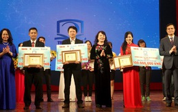 Trao thưởng 'Tri thức trẻ vì giáo dục' năm 2017