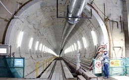 Robot TBM đã khoan được hơn 430m đường hầm metro
