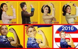 Poster cổ động Cô Ba Sài Gòn: Sai một ly đi một dặm