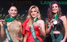 Hà Thu lại giành huy chương đồng tại Hoa hậu Trái đất 2017