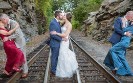 Hai thế hệ tình yêu trong bức ảnh cưới gây sốt mạng xã hội