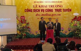 Khai trương cổng dịch vụ công trực tuyến về LĐ-TB-XH