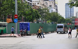 Cấm xe lưu thông làn chính giữa đường Hàm Nghi từ 9h ngày 24-12