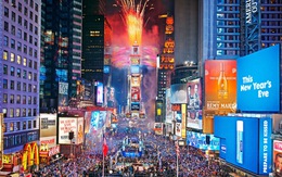 Đón năm mới ở Quảng trường Thời đại New York