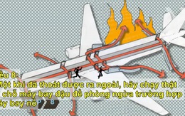 Làm gì để sống sót trong tai nạn máy bay?