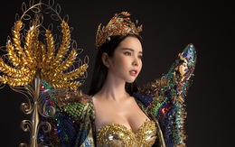 Bộ trang phục 20kg của Huỳnh Vy tại Nữ hoàng Du lịch Toàn cầu 2018