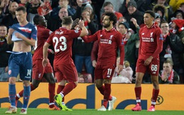 Salah lập cú đúp, đưa Liverpool lên ngôi đầu