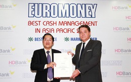 HDBank nhận giải thưởng Cash Management 2018