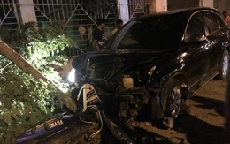 Phó công an Đồng Xoài lái ôtô tông nhiều xe máy, 2 người nhập viện