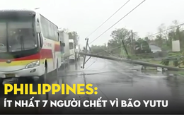 Philippines: Hàng chục người mắc kẹt dưới bùn đất, ít nhất 7 người chết vì bão Yutu