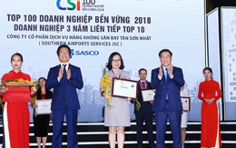 Ba năm SASCO đứng top 10 doanh nghiệp phát triển bền vững Việt Nam