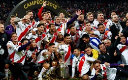 Đá bại 10 người Boca Juniors, River Plate vô địch Copa Libertadores