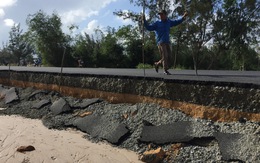 Quảng Nam: Dứt mưa nhưng quốc lộ 1 vẫn ngập sâu