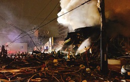 Nổ nhà hàng ở Nhật, nhiều tòa nhà đổ sập, hơn 40 người bị thương