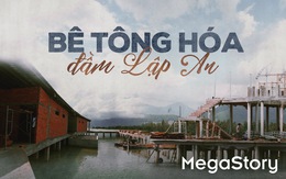 Bê tông hoá đầm Lập An - đầm nước lợ đẹp nhất miền Trung