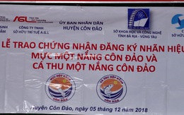 “Cá thu, mực một nắng” Côn Đảo có nhãn hiệu nhận diện