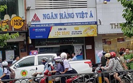 Nghi can khống chế 5 người, cướp 1 tỉ đồng của Ngân hàng Việt Á