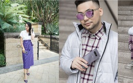 Cùng các Fashionista Việt tạo dấu ấn thời trang với màu tím khói