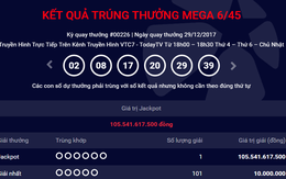 Người trúng 105,5 tỉ không đến nhận, Vietlott 'lãnh thưởng'